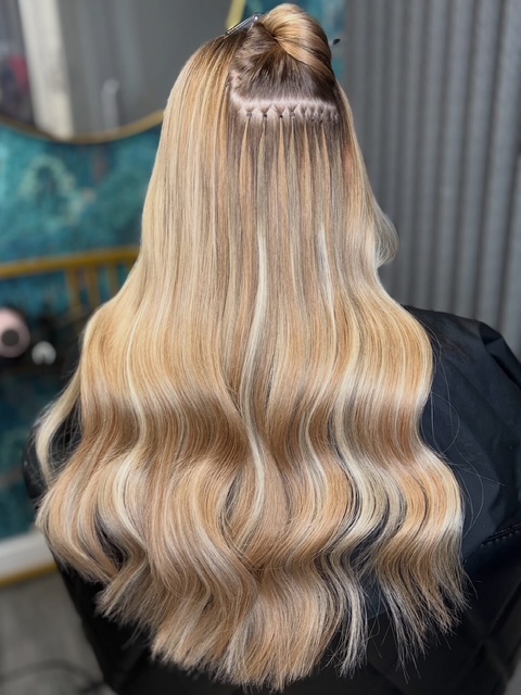 Nano bond install with blonde tones